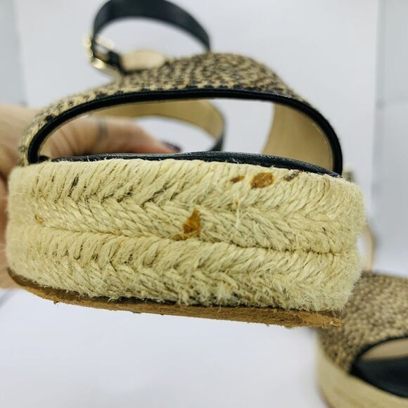 Vince Camuto Shoes Womens 8 M Leather Kathalia Platform Espadrille Sandals - Picture 2 of 16